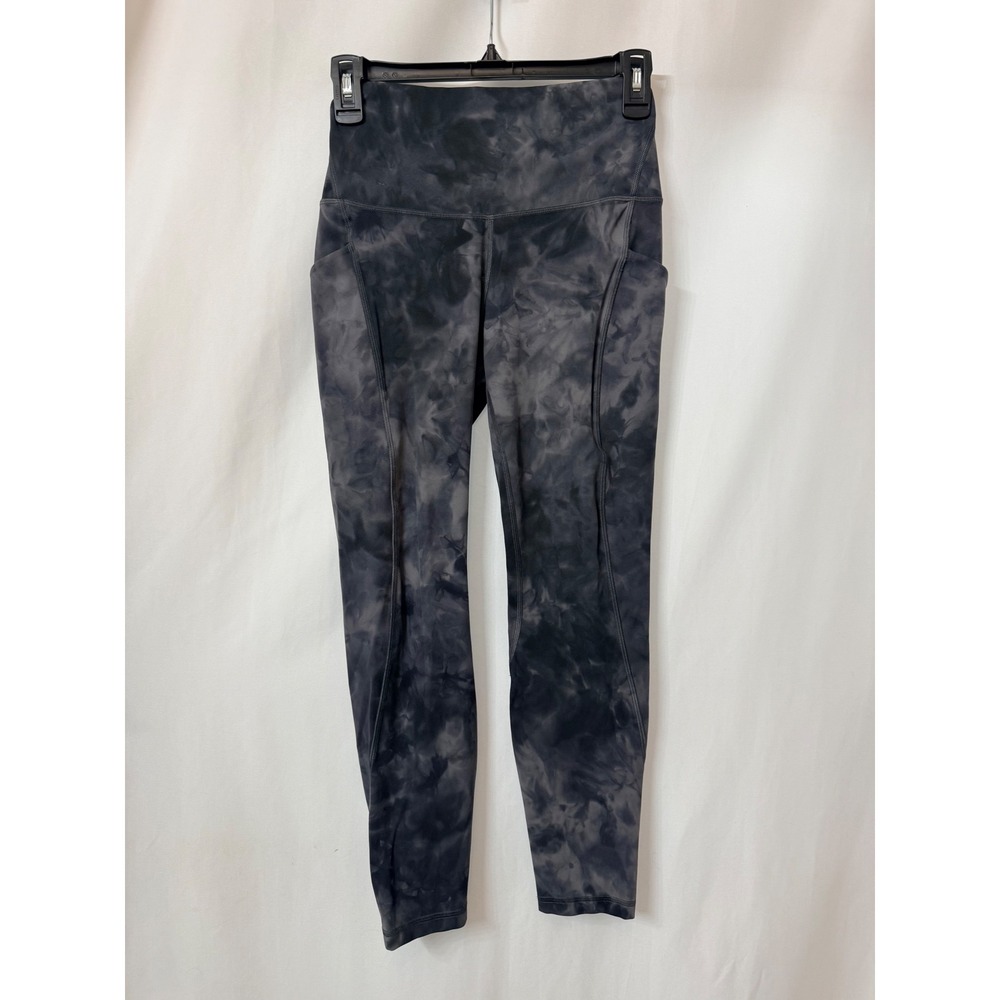 Lululemon Fast and Free High-Rise Tight 25 Diamond Dye Grey Size 6